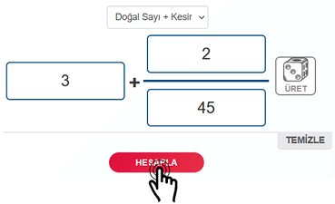Hesapla Butonu Toplama