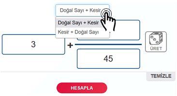 Girişi Seçme Toplama