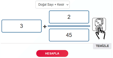 Üret butonu Toplama