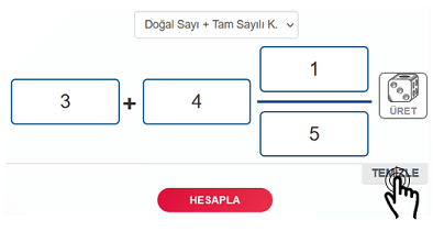 Temizle butonu Toplama