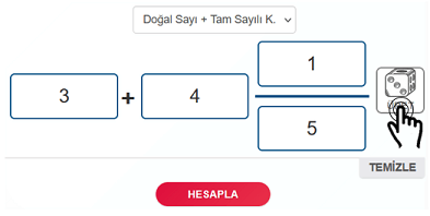 Üret butonu Toplama