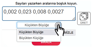 Seç butonu