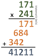 3 basamaklı çarpı 3 basamaklı çarpma örnekleri 34