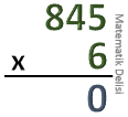 3 basamaklı çarpı 1 basamaklı