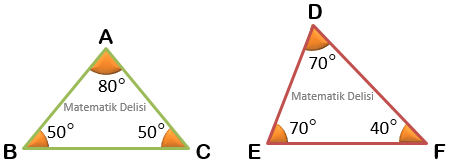İkizkenar üçgen örnek