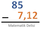 Ondalık Gösterim Çıkarma Alıştırmaları 2