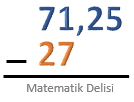 Ondalık Gösterim Çıkarma Alıştırmaları 3