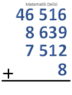 Toplama İşlemi Alıştırmaları-8