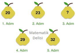 Sayı Örüntüsü Test Armut Sorusu