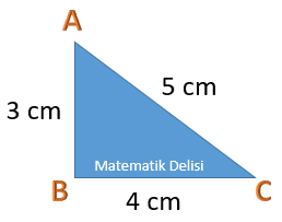 Dik üçgenin çevresi test