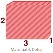 Dikdörtgen prizmanın alanı test-a