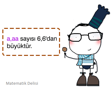 Ondalık gösterim sıralama testi 4