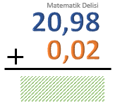 Ondalık gösterim toplama ve çıkarma test 10