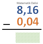 Ondalık gösterim toplama ve çıkarma test 12