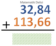 Ondalık gösterim toplama ve çıkarma test 16