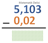 Ondalık gösterim toplama ve çıkarma test 19