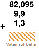 Ondalık gösterim toplama ve çıkarma test 2