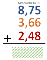 Ondalık gösterim toplama ve çıkarma test 21