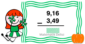 Ondalık gösterim toplama ve çıkarma test 5