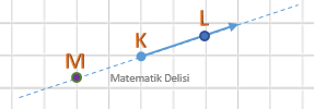 Aynı doğru üzerindeki noktalar çözüm