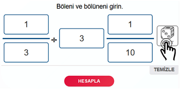 Üret butonu Bölme