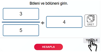 Temizle butonu Bölme