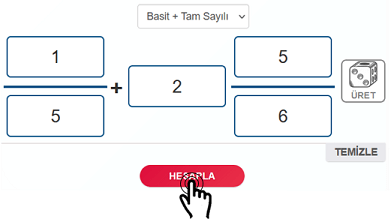 Hesapla Butonu Toplama