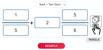 Üret butonu Toplama