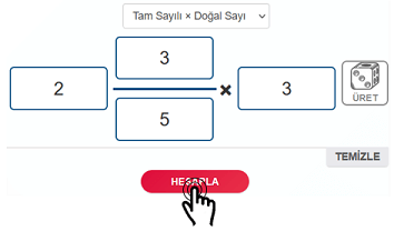 Hesapla Butonu Çarpma