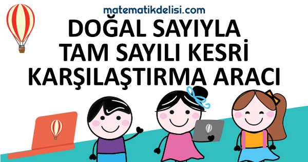 Doğal sayı ile tam sayılı kesri karşılaştırma konusuna git