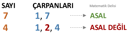Asal ve Asal Olmayan Sayılar