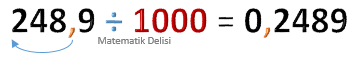 1000'e bölme