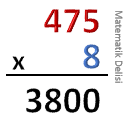 Ondalık gösterim çarpma-Örnek 3 aşama 2