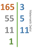 165'in Bölen Listesi
