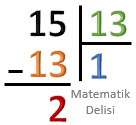 15 bölü 13