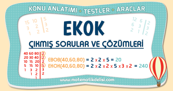 EKOK En Küçük Ortak Katla İlgili Çıkmış Sorular ve Çözümleri