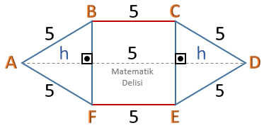 Eşkenar üçgen örnek çözümü