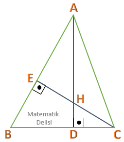 Üçgenin alanı ile ilgili örnek