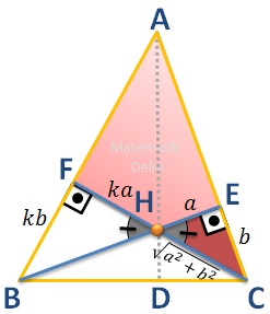 Yükseklikler kesiştiğinde oluşan üçgenler